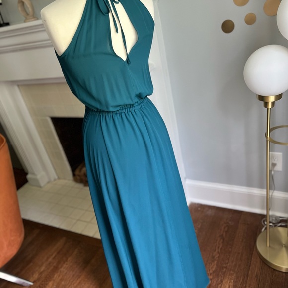 Fabulous Lulus halter neck chiffon maxi dress - Picture 10 of 11